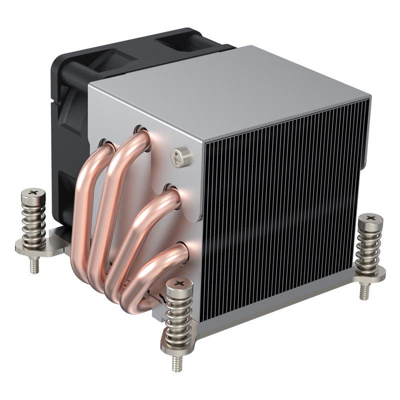 Jinfengbao 2U CPU Cooler with 4 Heatpipes for 115X/2011/1700 Sockets, 12th Gen, PWM