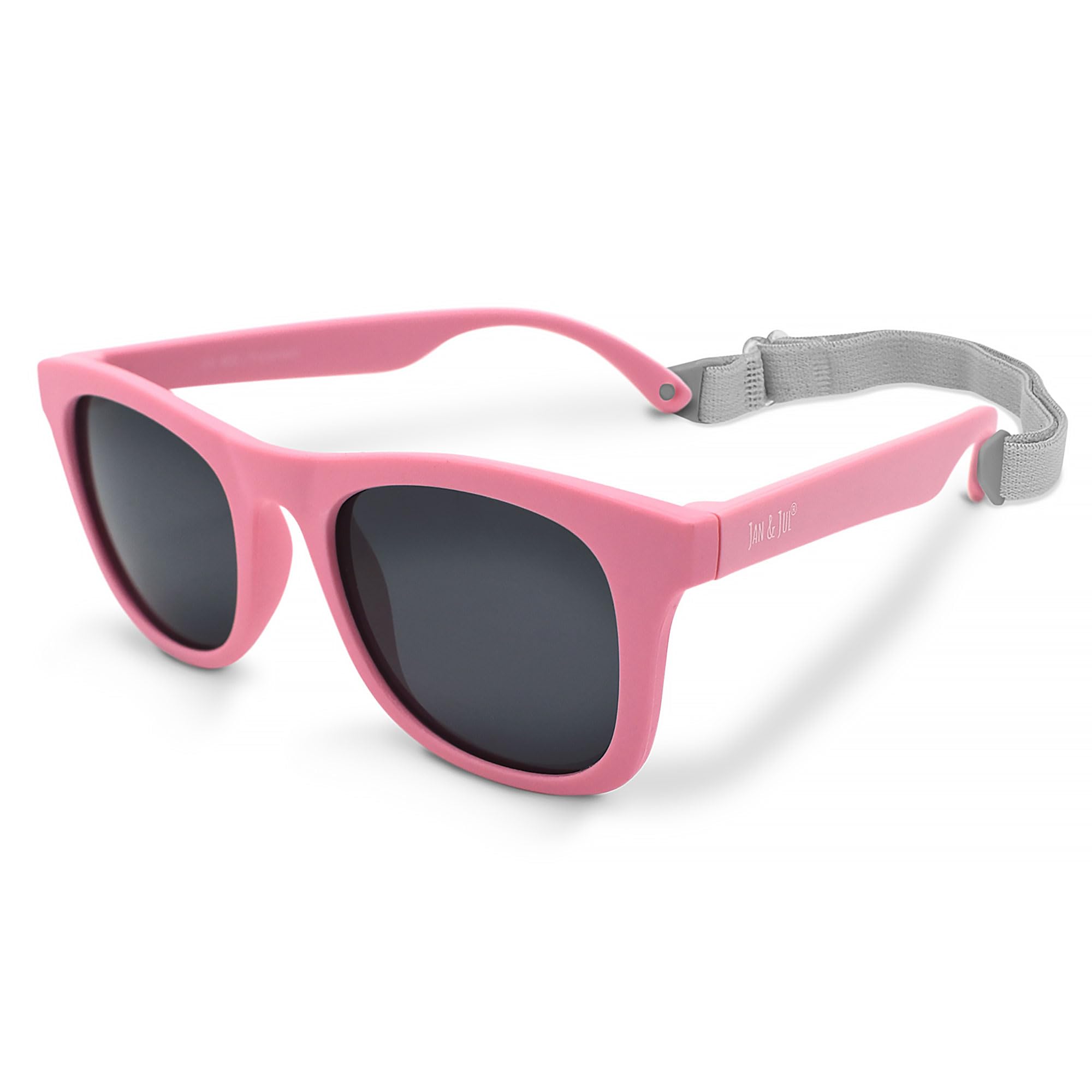 

Jan Jul Polarized Baby Sunglasses with UVA and UVB Protection and Frame 6 Peach & Break-Resistant (Small months-2 years, Pink)