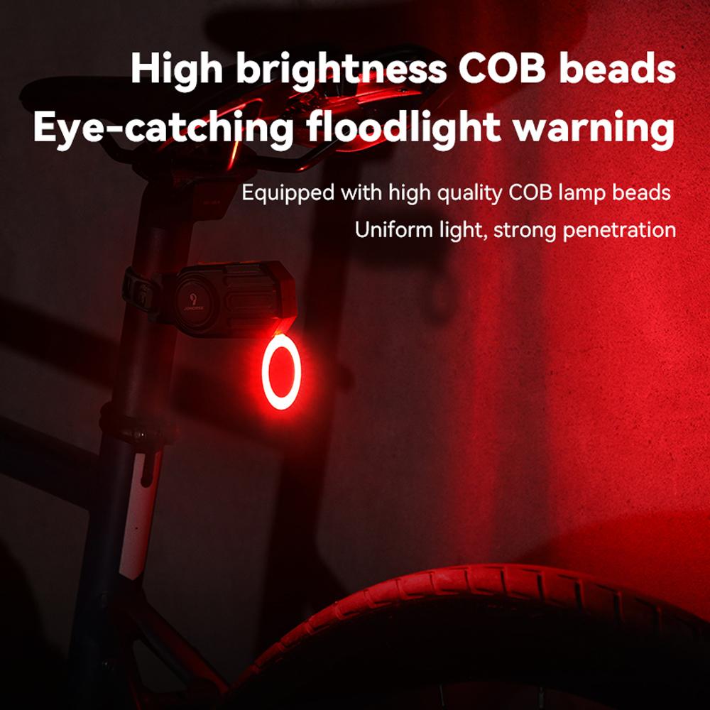 JOHORSE Bike Taillight USB Rechargeable Rear Light Cycle Warning Light Support Multiple Lighting
