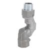 360 Degree Fuel Hose Connector 1in NPT Swivel Rotating Universal Joint Fuel System Fittings