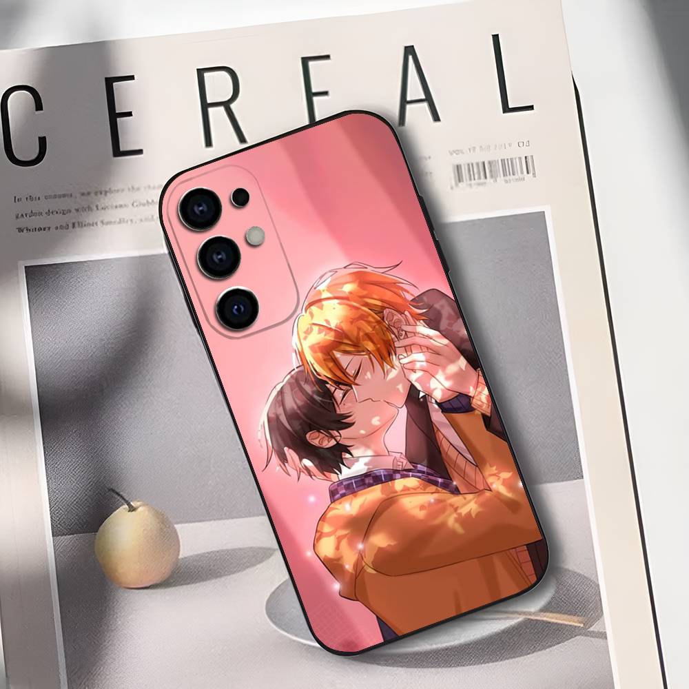 

Мягкий черный чехол S-Sasaki to M-Miyano Совместим с Samsung S25/S24/S21/S22/S23/S30/Ultra/S20/Plus/Fe/Lite Samsung S21fe
