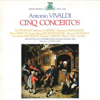 LP Record MARIECLAIRE ALAIN HUGUETTE FERNAN  Vivaldi Five Concertos E1038 ERATO 1979 Japan Classical Used