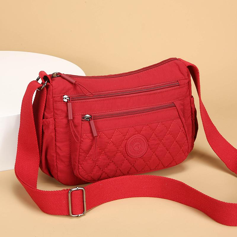 Multi-Compartment Lightweight Shoulder Crossbody Bag Women's Mobile Phone Bag Commuter Middle-Aged Mother Bag