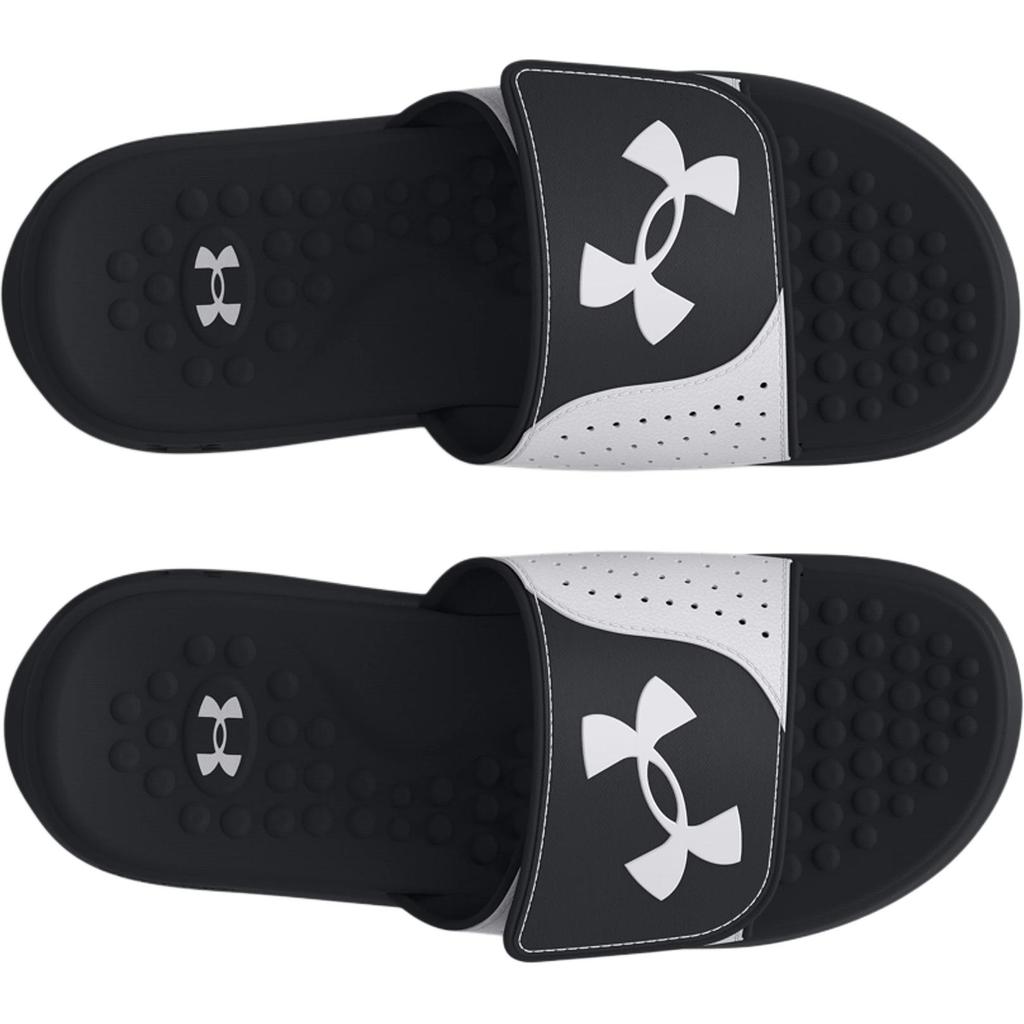 Under Armour Ignite 7 Slide GS White Black Kids Sneakers 3026036-102
