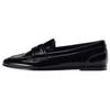 Pu Slip-On Lightweight Loafers 0.5Cm Women Loafers Black 12539410