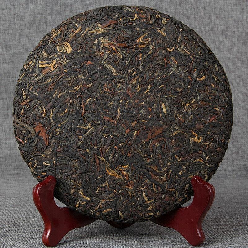 Gu Shu Hong Cha Sonnengetrockneter alter Baum Dianhong Dian Hong Schwarzteekuchen 357g