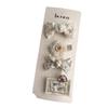 Kids' Soft Cartoon Rabbit Pearl Hair Clip Set - Non-damaging & Cute