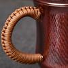 Pure Copper Moscow Mule Coffee Mug Engraved Exquisite Luxury Vintage Durable Coppery Beer 300ml Tumbler Weave Handle Tea Cup