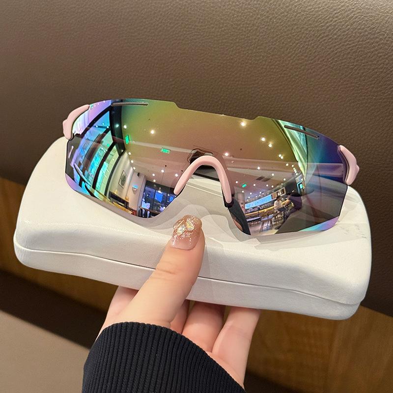 Cycling Glasses Men's and Women's Large Frame UV Protection Sunglasses Outdoor Moving Marathon Running Goggles