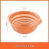 Three-Piece Kitchen Set: Vegetable Washing Basket, Drain Basket, and Fruit Plate