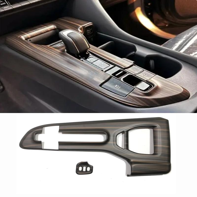For Toyota Crown Crossover Sport Cross  2024 Interior Peach Wood Accessories Gear Shift Panel Door Bowl Window Switch Cover