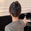 Elegant Fairy Chiffon Bow Hair Claws Fashion crystal Butterfly Hair Clip barrettes For Women Girls Hair Accessories Headdress