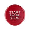 Red ABS Car Engine Start Stop Switch Button Cover Trim Replacement for Alfa Romeo Giulia Stelvio 2017 2018 2019 2020