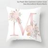45X45Cm Pink Letter Cushion Pillowcase Decorative Sofa 40X40Cm Pillow Cases Autumn Decoration