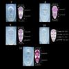 Silicone Nail Art Molds Flower Animal Cloud  Antler Pattern 3d Nail Carving Mold Silicone Nail Carving Mold Enduring