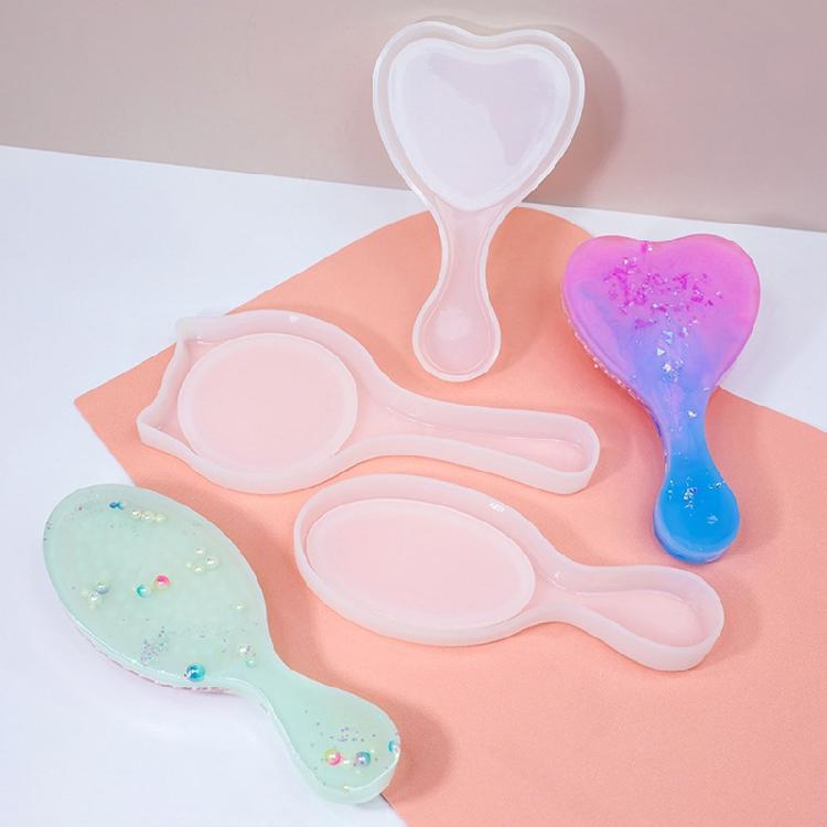 Comb Mold Epoxy Resin Casting Silicone Mold for DIY Detangler Hair Brush Comb