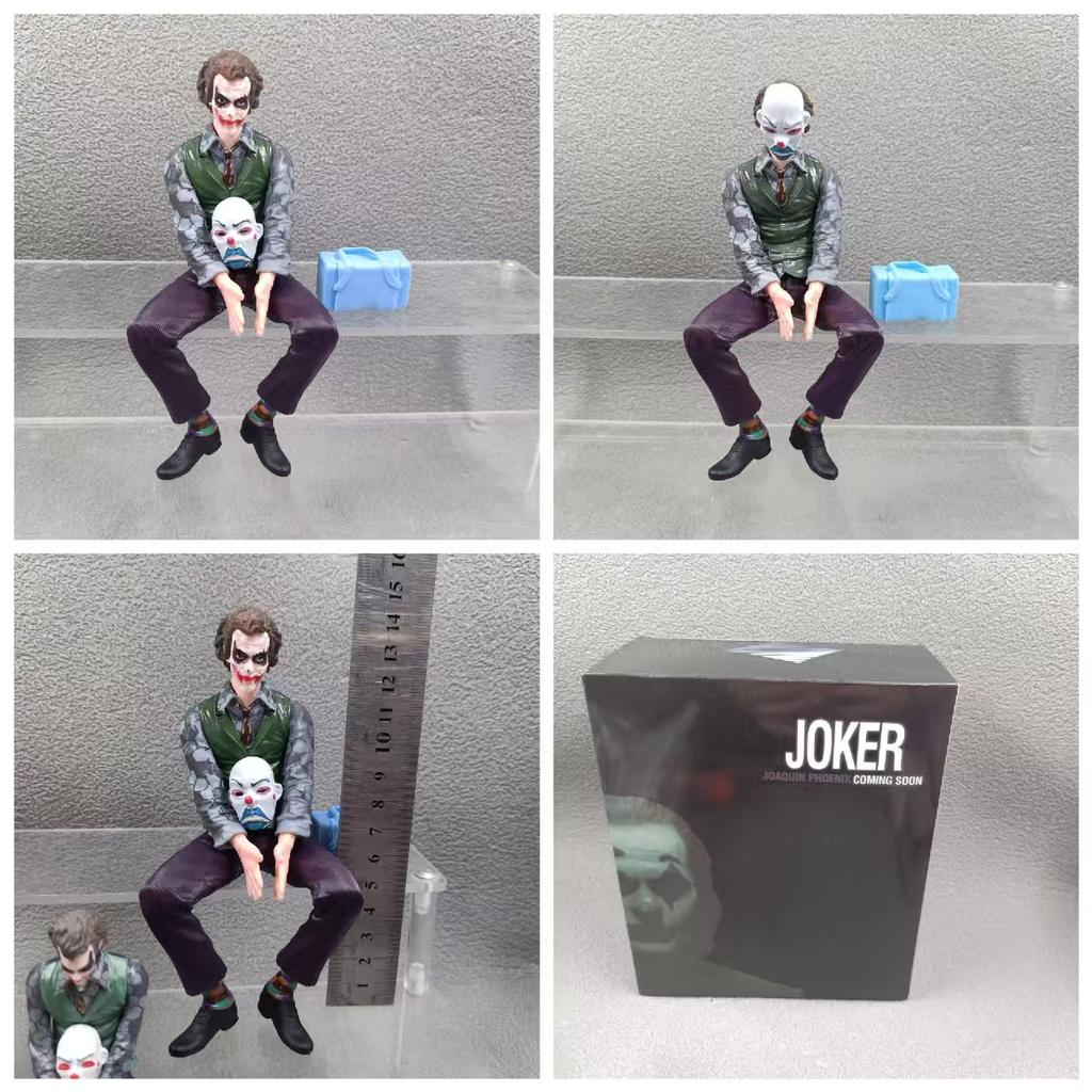 Neue Joker Heath Ledger Actionfiguren Auto Dach Dekoration Tragbare Wilde Maske Statue Modell Auto Puppe Spielzeug Sammlung Weihnachtsgeschenk