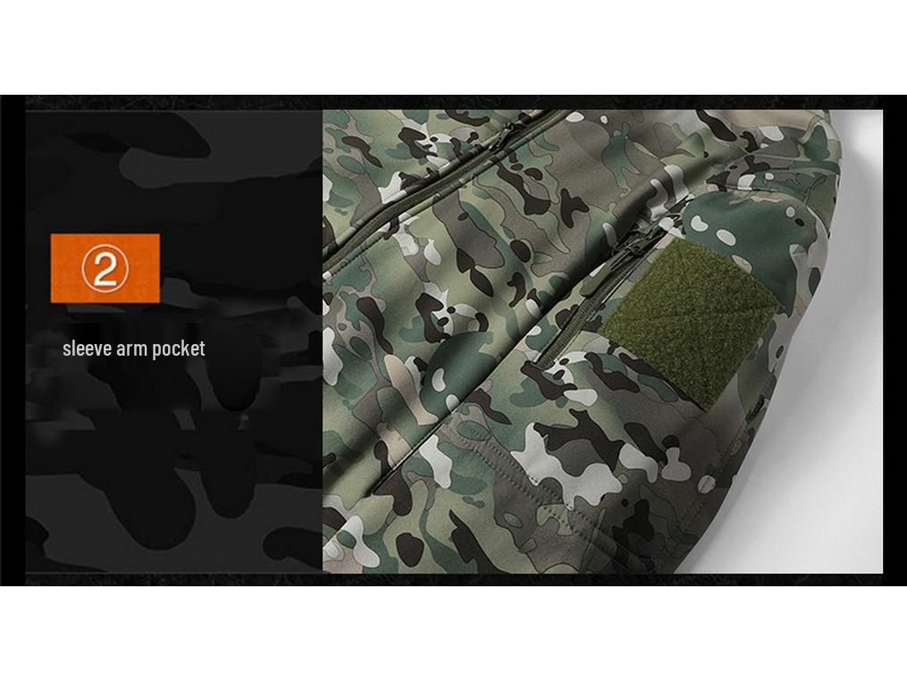 Męska taktyczna kurtka softshellowa wiatrówka American Tactical - Wodoodporna, wiatroszczelna, wszechstronna