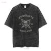 Vintage The Wildhearts England Since 1989 Rock Band Black Men s T Shirt Size M vintage Washed Breathable Soft Stylish Slightly