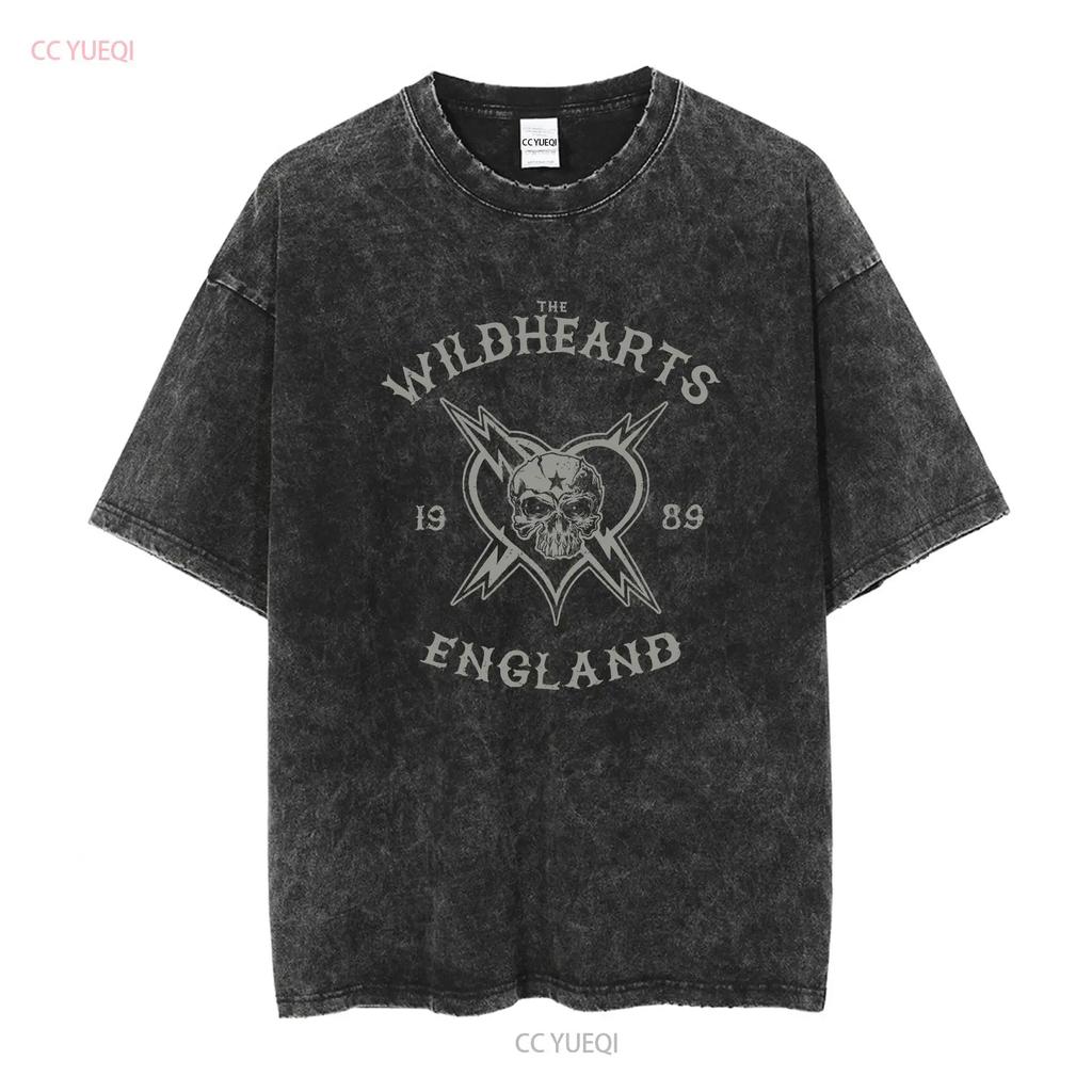 Vintage The Wildhearts England Since 1989 Rock Band Black Men s T Shirt Size M vintage Washed Breathable Soft Stylish Slightly