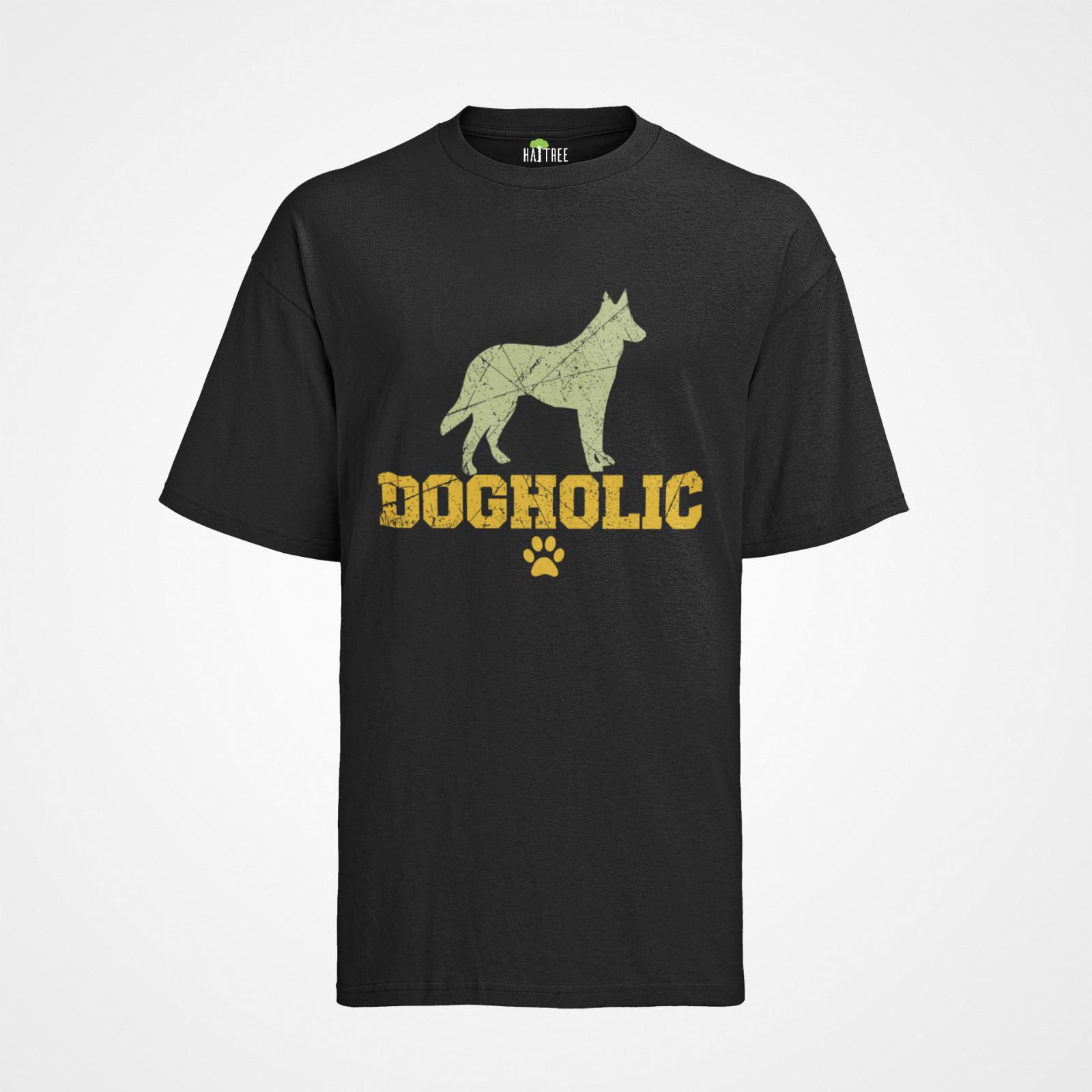 

Hunde Spruch Dogholic Süchtig Nach Haustier Hund Pet Funny Bio Herren T-Shirt Mens Womens Tees Top 3XL