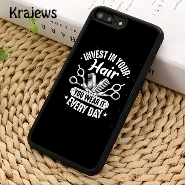 

Hairdresser Comb Hair Salon For iPhone 17 Air 16 Phone Case Cover 15 14 plus 12 13 pro max coque Shell Fundas iPhone 17