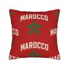 Pillow Cover Morocco  The Kingdom Of Morocco   Cute Funny Pillow Case For Sofa Couch Bed Living Room Pillowcases