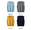 New Kids' 100% Wool V-Neck Sleeveless Sweater