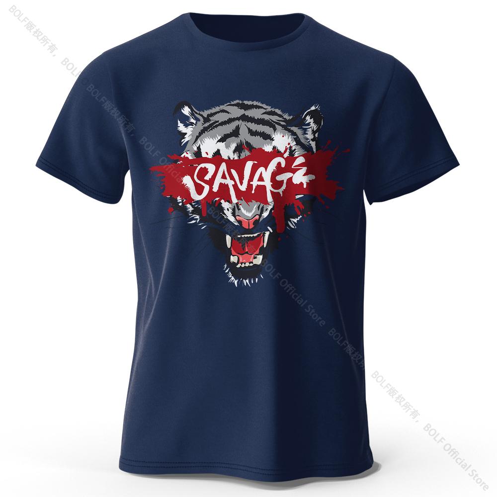 

Футболка Streetwear Tiger Graphic Printed из 100% хлопка, ультрамягкая, с круглым вырезом и коротким рукавом для мужчин и женщин XXXL тёмно-синий