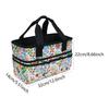 Craft Organizer Tote Bag Carrying Case Caddy Large Painting Tools Storage Bag Notebook Makeup Essentials Sewing Scrapbooking