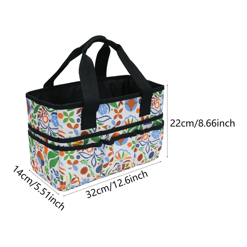 Craft Organizer Tote Bag Carrying Case Caddy Large Painting Tools Storage Bag Notebook Makeup Essentials Sewing Scrapbooking