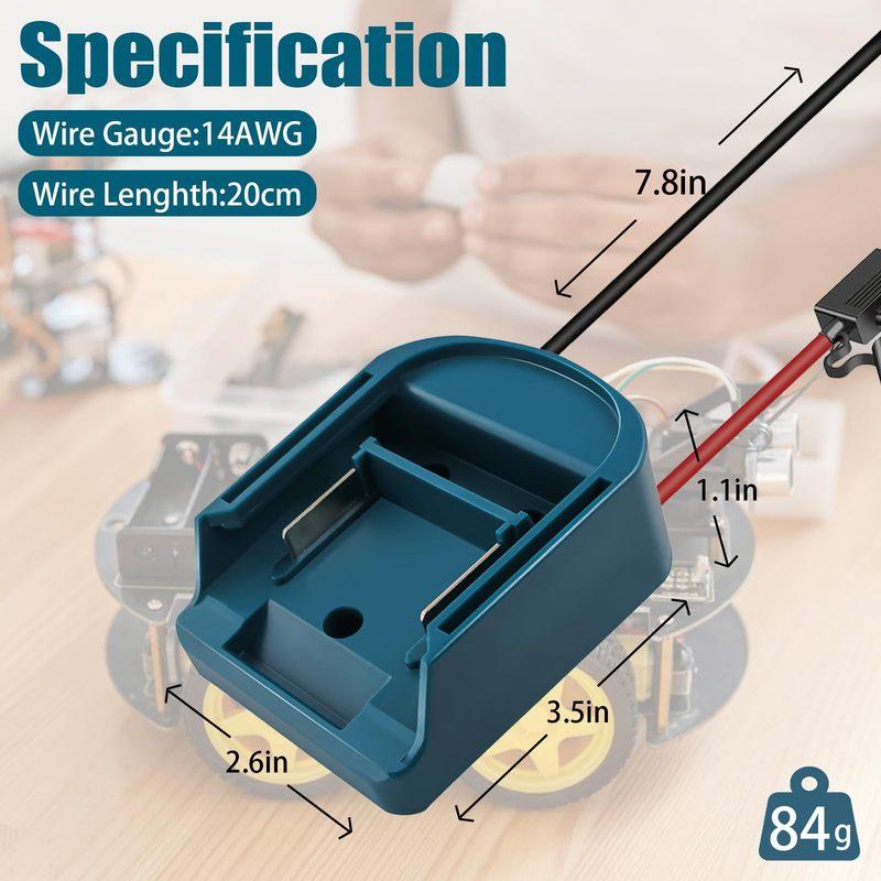 External Battery Adapter Converter for MT Makita 14V/18V Battery DIY Power Tool Box Accessories Kit Electric Extension Newest