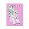 Abstract Animal Beast Posters Prints Red Pink Green Tiger Doesnt Lose Sleep Canvas Painting Wall Art Pictures Nordic Home Decor No Frame