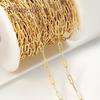 Multiple Styles 1 Meter 18K Gold Plated Brass Necklaces&Bracelets Chains Quality DIY Jewelry Accessories Chain For Needlework