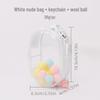 10cm Transparent Dustproof PVC Blind Box Display Bag - Mini Cute Ins Style Stroller Bag with Pendant Holder