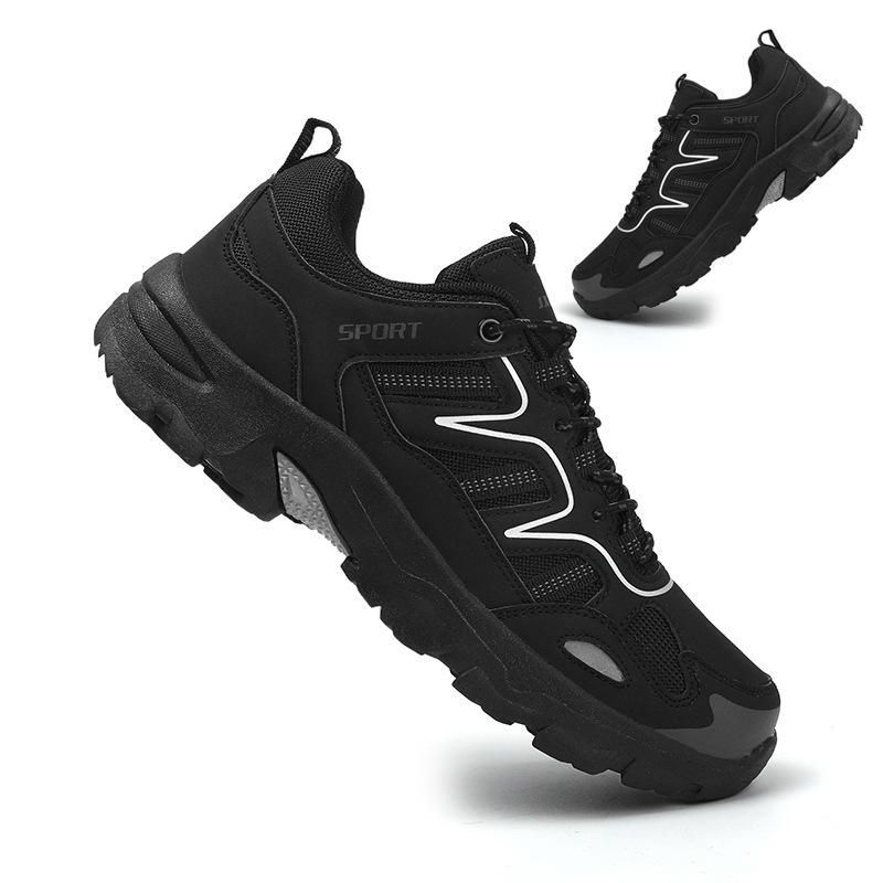 Große Größe Outdoor-Sport Wanderschuhe rutschfest und verschleißfest Camping Wanderschuhe Antikollisions atmungsaktive Kletterschuhe