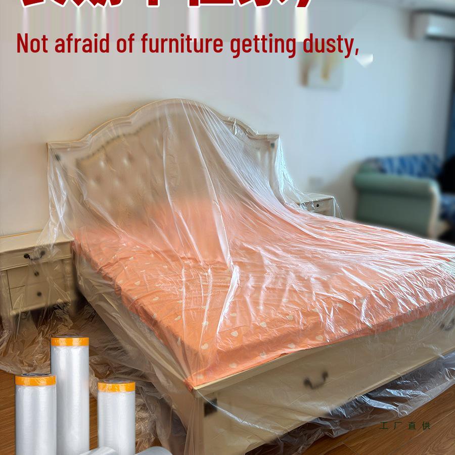 Universal Dustproof Sofa and Mattress Cover - Disposable Protective Film for Windows and Furniture