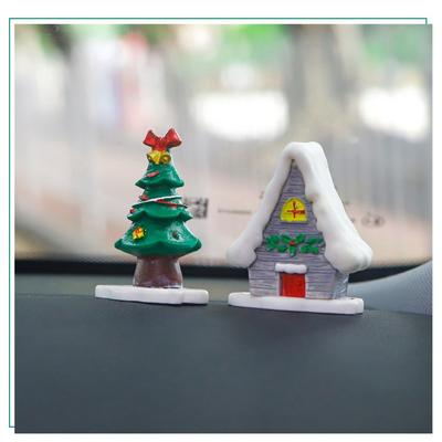 Car Accessories Car Ornaments Christmas Tree Doll Christmas Car Decoration Cute Car Air Vent Statues Balloon Ornament