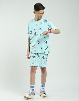 Boy's Regular Fit Bermuda Set