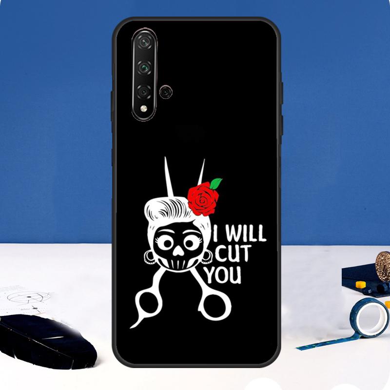 Hair Stylist Hairdresser Phone Case For Huawei Nova 11 Pro 11i 8i 3i 9 10 SE 5T Y60 Y61 Y70 Y90 Y91 P20 P30 P40 Lite