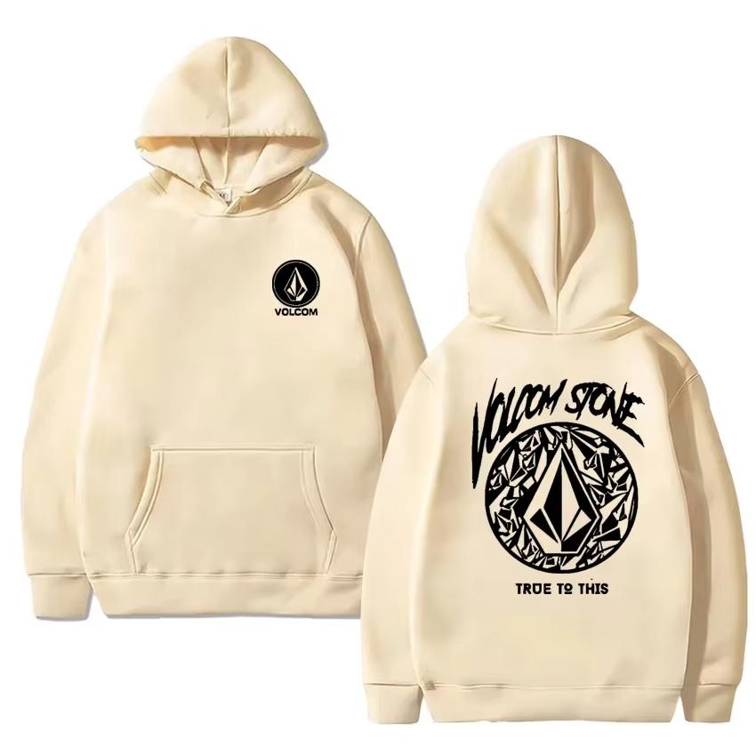 Volcom Unisexs Hoodie Longsleeved Sweatshirt Hiphop Fashion Casual Streetwear Street Outdoor Autumn and Winter Sportswear Unisex