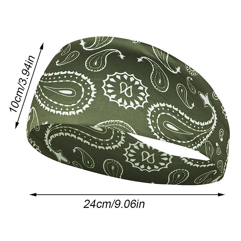Sport Stirnbänder Elastische Yoga Stirnbänder Schweißabsorbierendes Stirnband Damen Herren Laufen Fitness Turban Outdoor Gym Kopfwickel Bandana