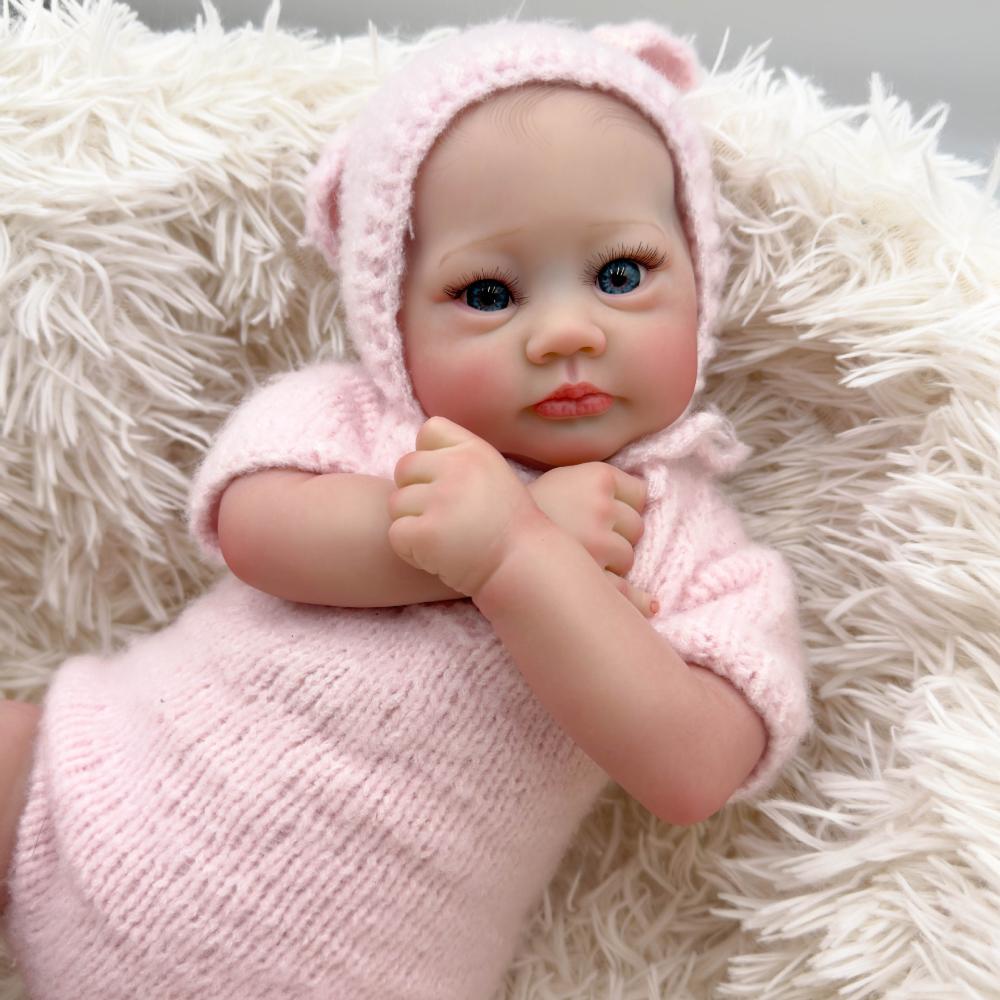So Truly Like Reborn Babies Dolls Lali Soft Cloth Body Bebe Newborn Doll Lively Poseable Real Life Simulation Dolls Accompany Toy for Kid 3+ Years Old