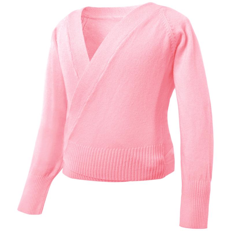Toddler Girls' Knitted Ballet Cardigan - Long Sleeve Sweater Shawl