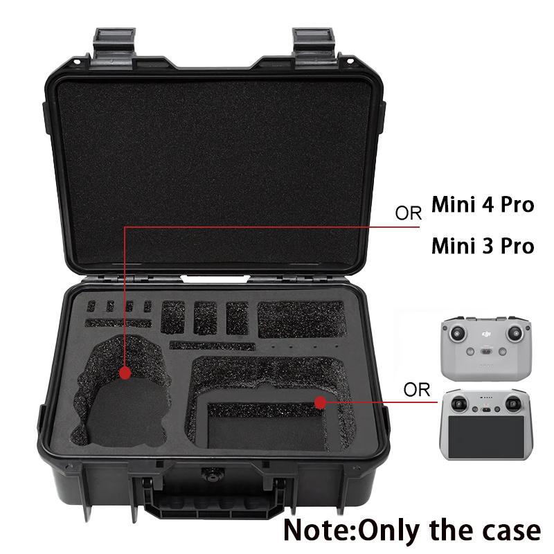 

for DJI Mini 4 PRO Storage Case Portable Suitcase Hard Case Explosion-proof Carrying Box Mini 3 Pro RC/RC 2 Drone Accessories