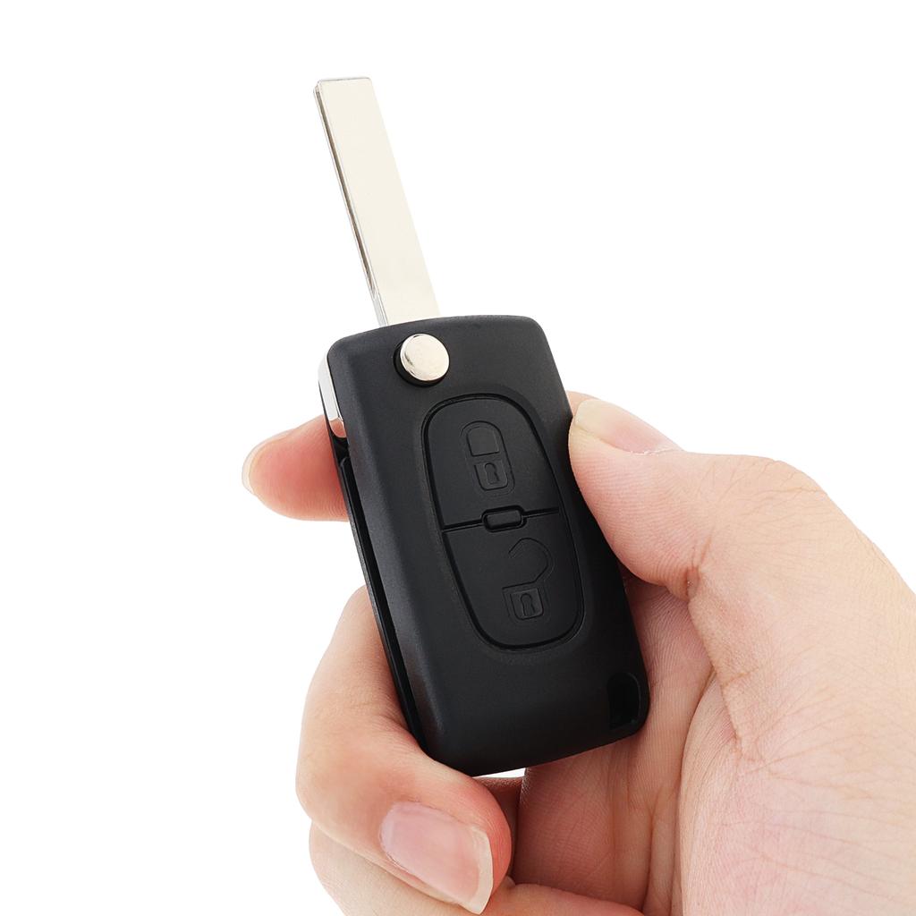 2 Tasten Citroen Klappschlüsselanhänger Gehäuse Ersatz 207 307 308 407 C1 C2 C3 C4 Schlüsselanhänger Schraubenzieher Verschleißfest