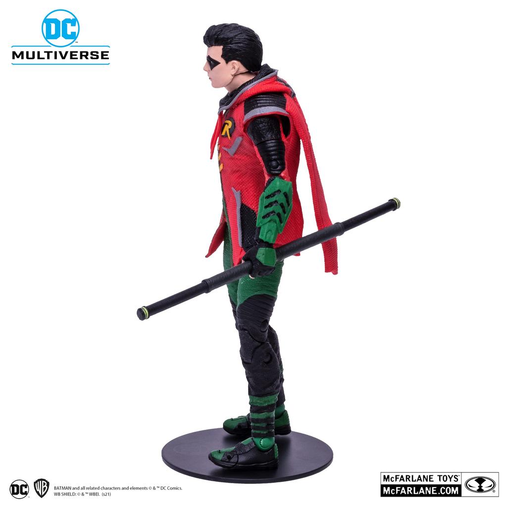 DC Multiverse DC Comics Gotham Knights Robin 7 Inch Action Figure Red Approximately 18 Cm Tall 15377 #111