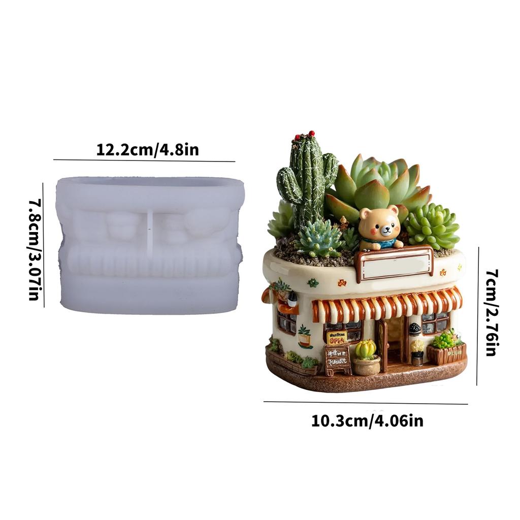 Multi Purpose Silicone Craft Mold For Homemade Resin Jewelry And Decorative Planter