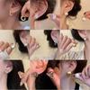 High-End 925 Sterling Silver Pearl Zirconia Earrings for Women - Cool Forest Style