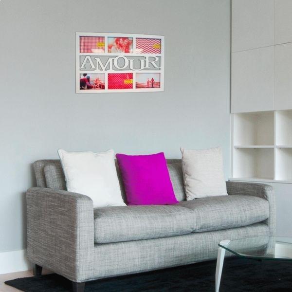 Rectangular Love Photo Frame for 6 Photos Pele Mele